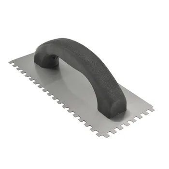 Curved Handle Home Sawtooth Multifunctional Wall Tiling Tool Steel Professional Portable Trowel Square Plastering Decoration 
Curved Handle Home Sawtooth Multifunctional Wall Tiling Tool Steel Professional Portable Trowel Square Plastering Decoration
