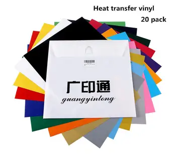 Heat Transfer Vinyl for T-Shirts 12x10" 20 Sheets-Iron On Vinyl HTV Bundle,20 Assorted Colors Viny
Heat Transfer Vinyl for T-Shirts 12x10" 20 Sheets-Iron On Vinyl HTV Bundle,20 Assorted Colors Viny