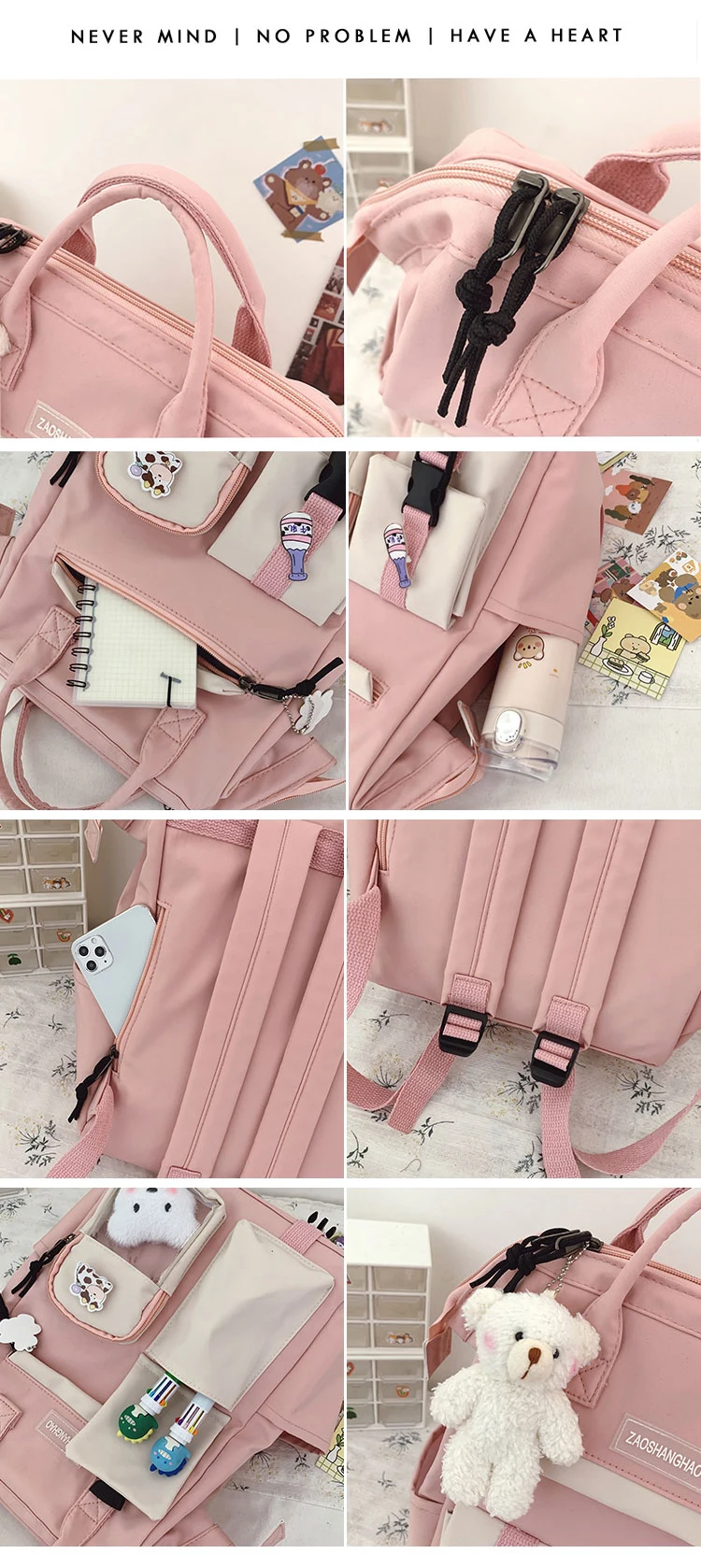 2021 Women Waterproof Candy Colors Backpacks Fancy High School Bags Preppy Purple Backpack for Teenage Girl Cute Travel Rucksack 2021 Women Waterproof Candy Colors Backpacks Fancy High School Bags Preppy Purple Backpack for Teenage Girl Cute Travel Rucksack