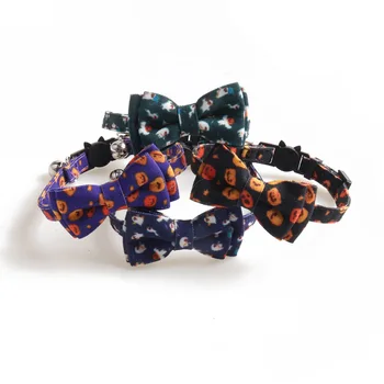 Pet Cat Collar Halloween series pumpkin ghost Personalized bow with bell Cat Accessories
Pet Cat Collar Halloween series pumpkin ghost Personalized bow with bell Cat Accessories