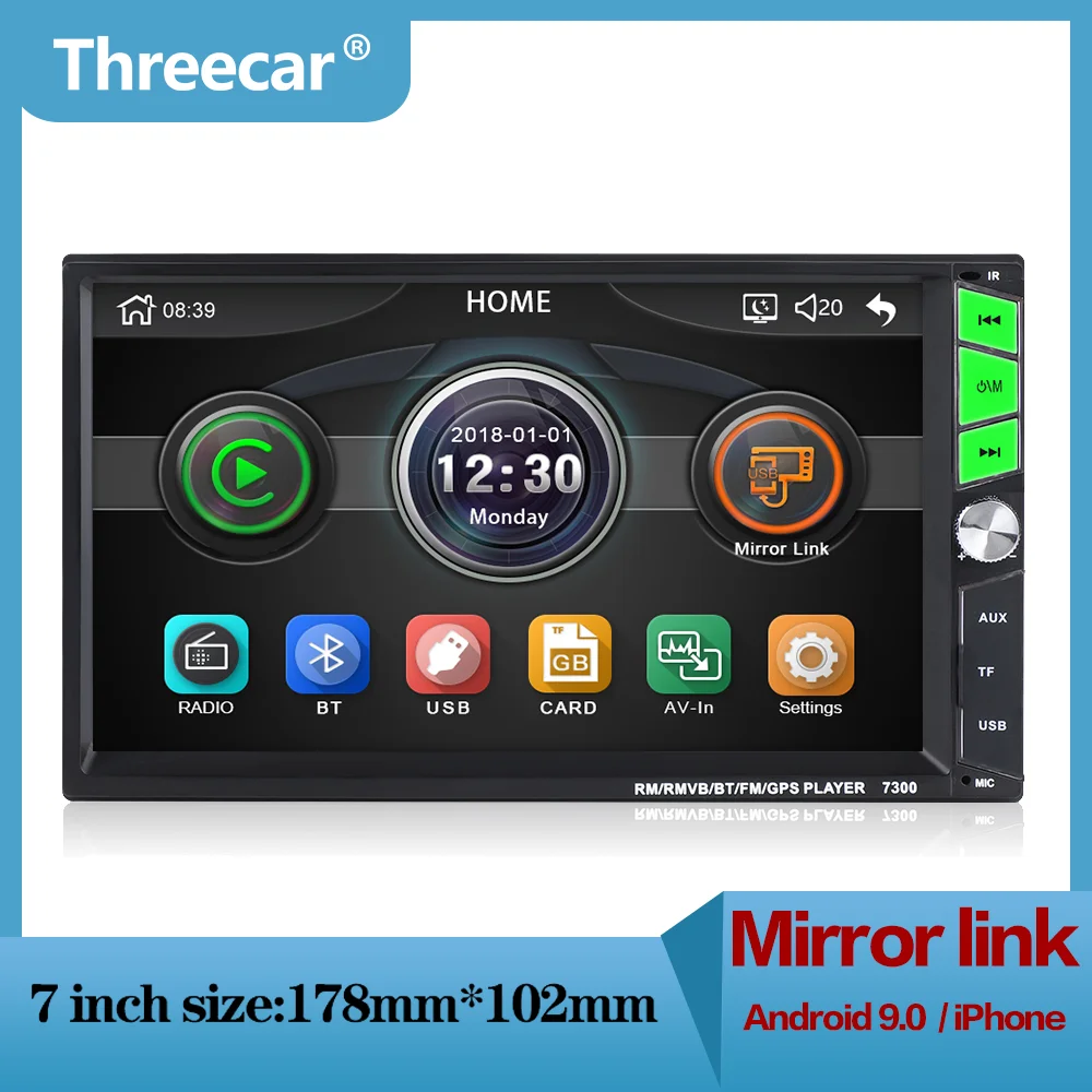 2 din car radio multimedia player Touch screen mirrorlink Android iphone Auto audio stereo MP5 Bluetooth USB TF FM Camera 2DIN
2 din car radio multimedia player Touch screen mirrorlink Android iphone Auto audio stereo MP5 Bluetooth USB TF FM Camera 2DIN