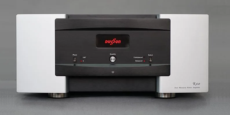 N-012 New DUSSUN R60 Reference Dual Mono Power Amplifier Design Hi-end Top Class AMP No Crossover Distortion 360W+360W | Электроника