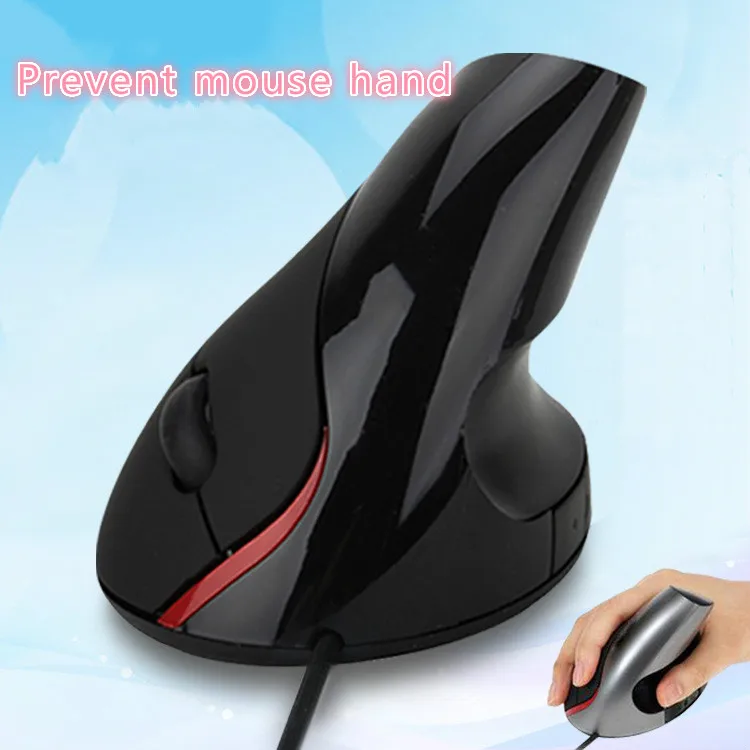 Ergonomic wired mouse 2.4GUSB vertical upright grip can prevent hand office dedicated | Компьютеры и офис