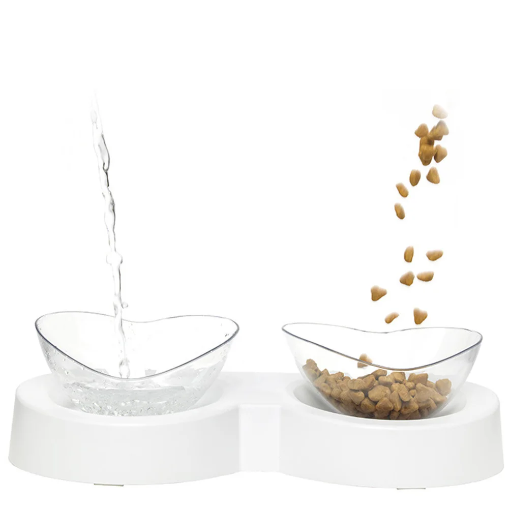 Pet Cat Feeder 360 Degree Rotating Cat Bowl Protection Cervical Double Bowl Cat Pot Eating And Drinking Dual-use Pet Bowl
Pet Cat Feeder 360 Degree Rotating Cat Bowl Protection Cervical Double Bowl Cat Pot Eating And Drinking Dual-use Pet Bowl