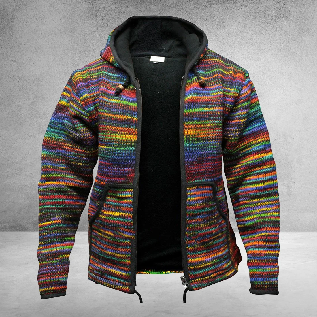 Laamei 2020 Autumn Men Hooded Wool Cardigan Sweater Jumper Men Winter Fashion Patchwork Knit Outwear Coat Sweater With Pocket
Laamei 2020 Autumn Men Hooded Wool Cardigan Sweater Jumper Men Winter Fashion Patchwork Knit Outwear Coat Sweater With Pocket