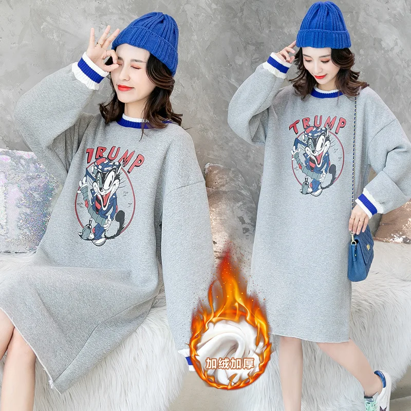 Maternity Clothes 2019 Winter New Style Maternity Clothes Loose-Fit Versatile Cartoon Printed Mid-length Hoodie Skirt Pregnant W
Maternity Clothes 2019 Winter New Style Maternity Clothes Loose-Fit Versatile Cartoon Printed Mid-length Hoodie Skirt Pregnant W