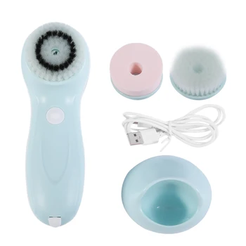 3 in1 Multifunctional Face Washing Brush USB Rechargeable Electric Rotating Facial Cleansing Brush Cleaners Scrubber Tools
3 in1 Multifunctional Face Washing Brush USB Rechargeable Electric Rotating Facial Cleansing Brush Cleaners Scrubber Tools