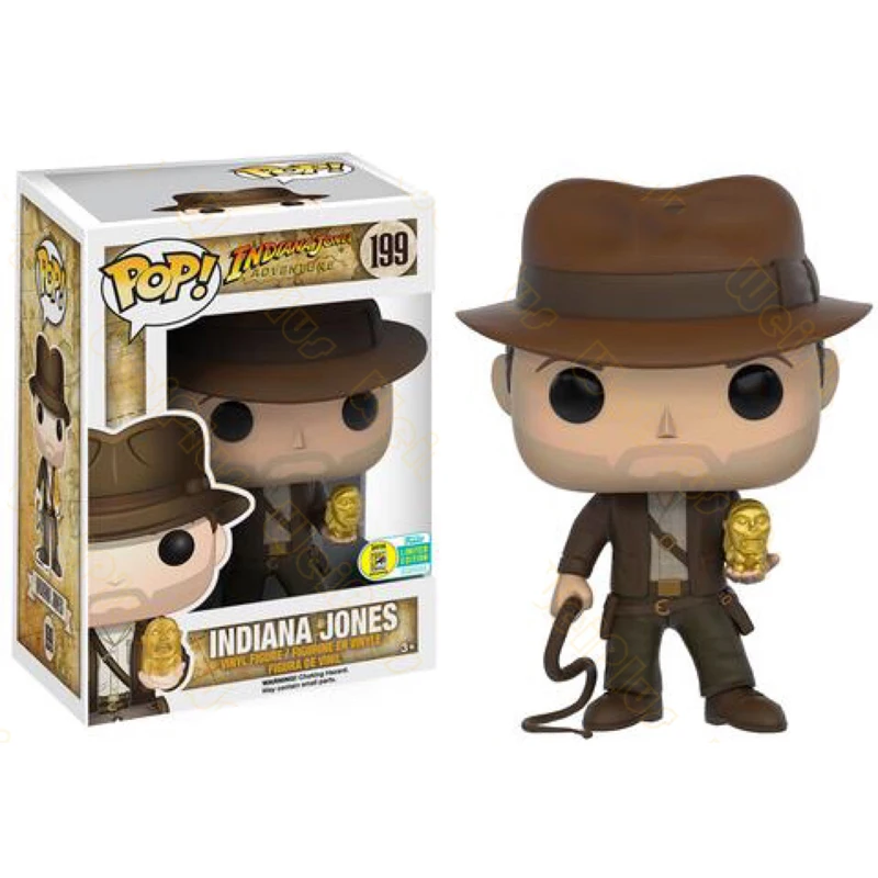 

Funko POP Indiana Jones #199 Raiders of The Lost Ark 10cm PVC Action Figures Collection Model Toys for Birthday Gifts Hot Toys