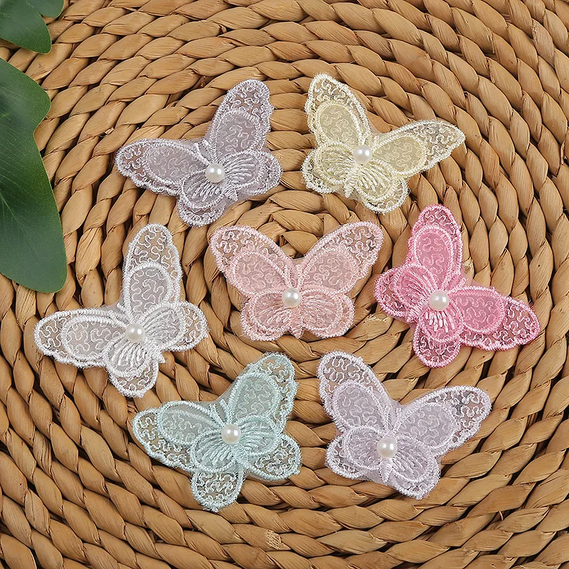 15Pcs Seven-color Oganza Embroidered Butterfly Lace Trim Ribbon DIY Handicrafts Wedding Hairpin Bow Decorations
15Pcs Seven-color Oganza Embroidered Butterfly Lace Trim Ribbon DIY Handicrafts Wedding Hairpin Bow Decorations
