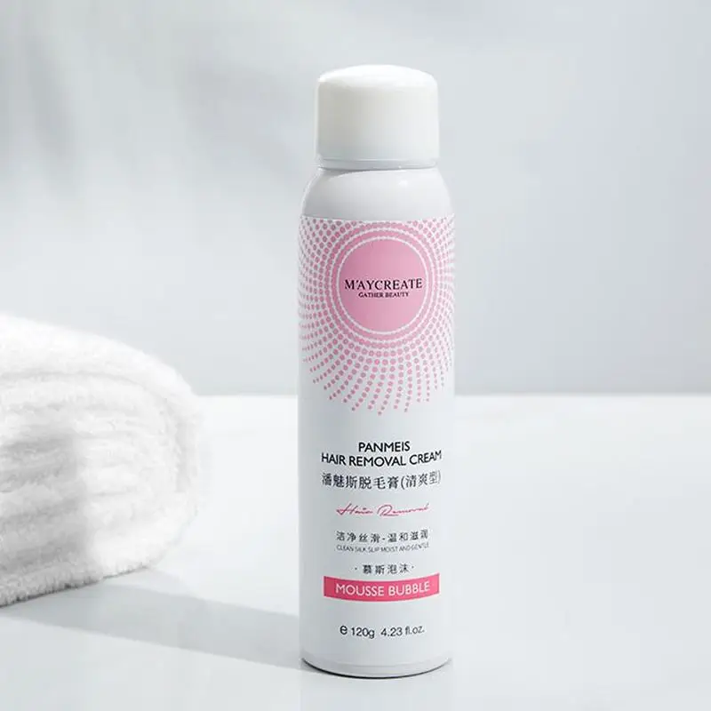 Hot Sale Natural Painless Hair Removal Spray Hair Remover 120g Foam Depilation Spray for Men Women
Hot Sale Natural Painless Hair Removal Spray Hair Remover 120g Foam Depilation Spray for Men Women