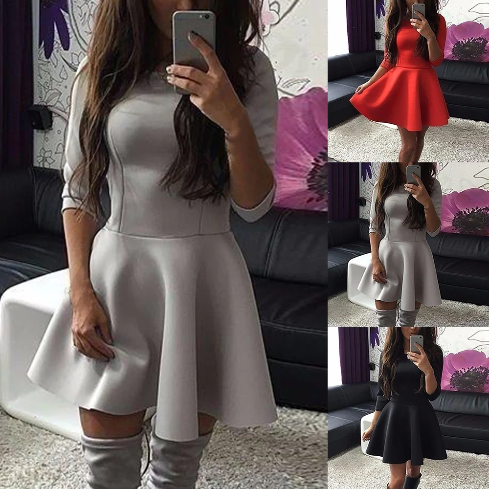 Autumn High Waist Dresses Women Short A-Line Slim Sexy Dress Pleated Mini Party Dress Spring Lady Solid Fashion Vestidos Mujer
Autumn High Waist Dresses Women Short A-Line Slim Sexy Dress Pleated Mini Party Dress Spring Lady Solid Fashion Vestidos Mujer