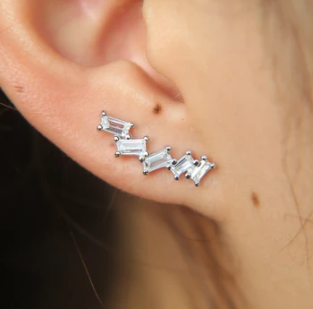 Romantic Jewelry 2017 Stud Earrings For Wedding Elegant Silver Color AAA Cubic Zirconia Stone Earring Romantic Jewelry
Romantic Jewelry 2017 Stud Earrings For Wedding Elegant Silver Color AAA Cubic Zirconia Stone Earring Romantic Jewelry