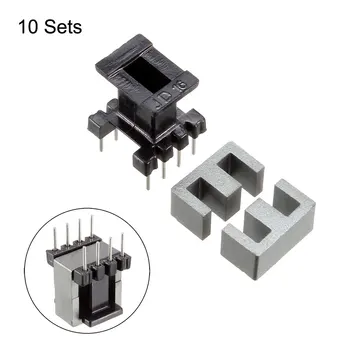 uxcell 10 Sets EE10 4 with 4pin Transformer Bobbin PC40 Ferrite Core Vertical 20 Ferrite Halves and 10 Bobbin
uxcell 10 Sets EE10 4 with 4pin Transformer Bobbin PC40 Ferrite Core Vertical 20 Ferrite Halves and 10 Bobbin