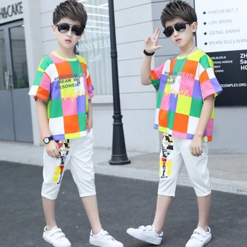 2020 summer new child wear suit boy clothes fashion checkered sweatshirt T-shirt jacket casual pants 3-11y quality kids clothing
2020 summer new child wear suit boy clothes fashion checkered sweatshirt T-shirt jacket casual pants 3-11y quality kids clothing