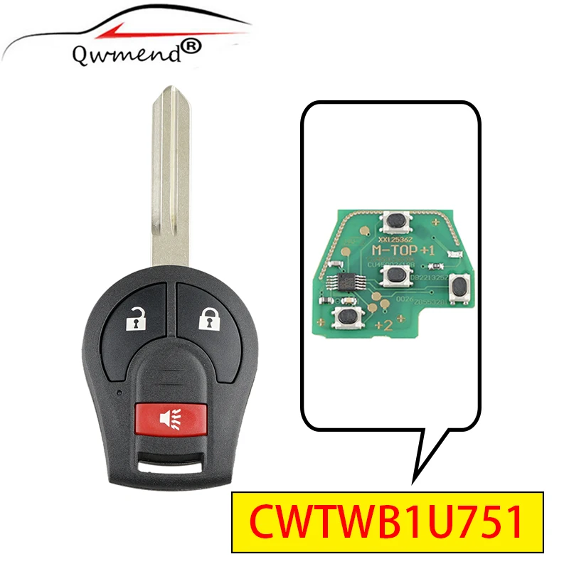 2+1BUT Car Remote Key for Nissan Qashqai Sunny Sylphy Tiida X-Trail For Nissan Car Key 315Mhz ID46 Chip CWTWB1U751 H0561-C993A
2+1BUT Car Remote Key for Nissan Qashqai Sunny Sylphy Tiida X-Trail For Nissan Car Key 315Mhz ID46 Chip CWTWB1U751 H0561-C993A