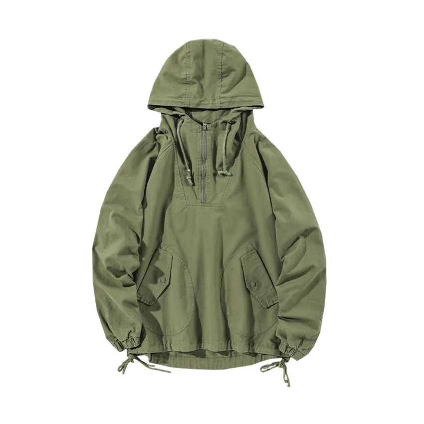 WAGGIE'S WALKER Spring New Korean Men's Loose Solid Color Pullover Jacket Trend Tooling Street Style Jacket
WAGGIE'S WALKER Spring New Korean Men's Loose Solid Color Pullover Jacket Trend Tooling Street Style Jacket