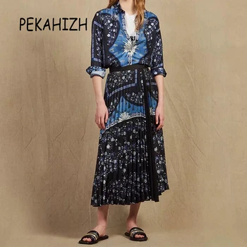 2019 Summer vintage high waisted skirts korean Print black skirt elegant long skirts for women satin skirt feminino Streetwear
2019 Summer vintage high waisted skirts korean Print black skirt elegant long skirts for women satin skirt feminino Streetwear