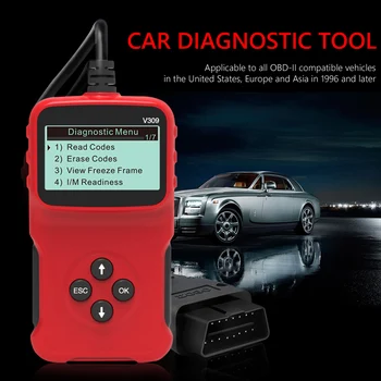 5-Language Car Diagnostic Tool V309 Scanner with Backlit LCD Display for OBD2 OBD II Outdoor Personal Car Accessories
5-Language Car Diagnostic Tool V309 Scanner with Backlit LCD Display for OBD2 OBD II Outdoor Personal Car Accessories