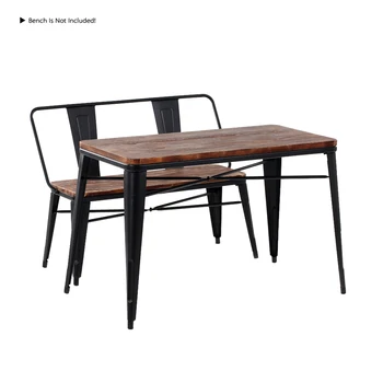 iKayaa Natural Pinewood Kitchen Dining Table W/ Metal Frame Rectangular Dinette Table Furniture 
iKayaa Natural Pinewood Kitchen Dining Table W/ Metal Frame Rectangular Dinette Table Furniture