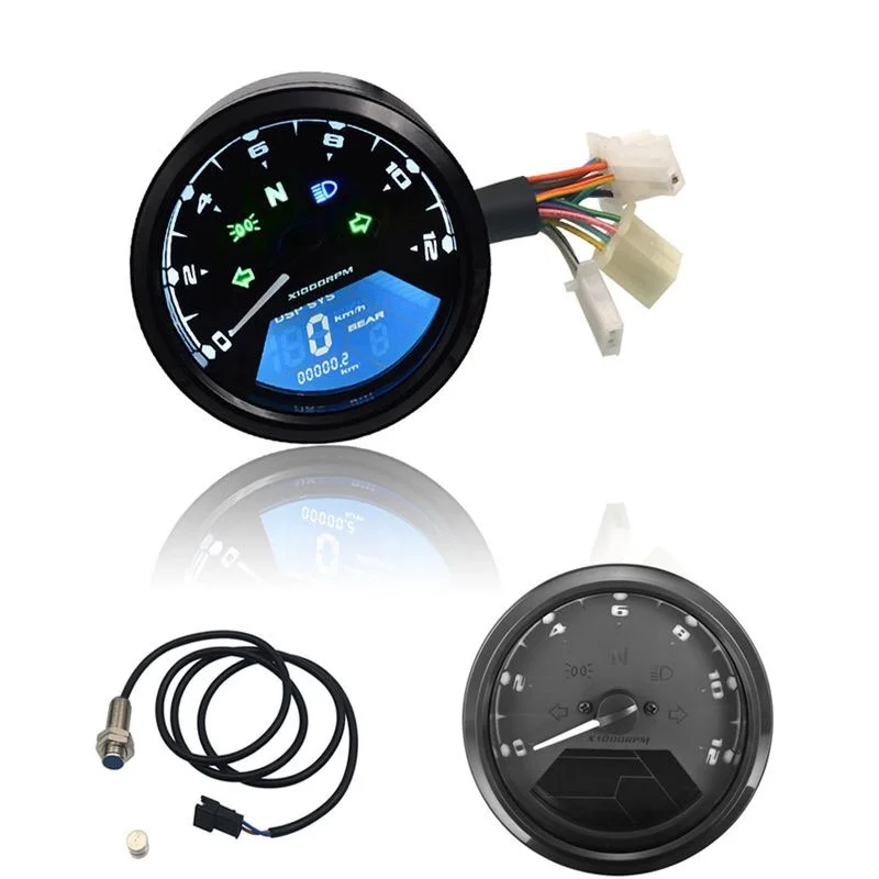 Motorcycle Meter LED digita Indicator light Tachometer Odometer Speedometer Oil Meter Multifunction With night vision dial
Motorcycle Meter LED digita Indicator light Tachometer Odometer Speedometer Oil Meter Multifunction With night vision dial