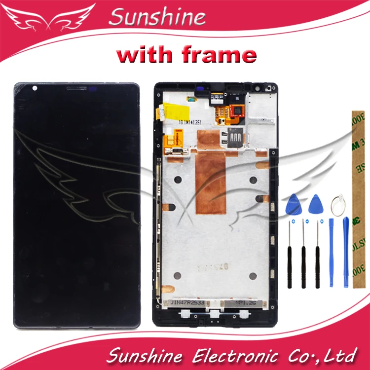 LCD For Nokia Lumia 1520 RM-937 RM-940 LCD Display With Touch Screen Sensor Complete Assembly With Frame
LCD For Nokia Lumia 1520 RM-937 RM-940 LCD Display With Touch Screen Sensor Complete Assembly With Frame