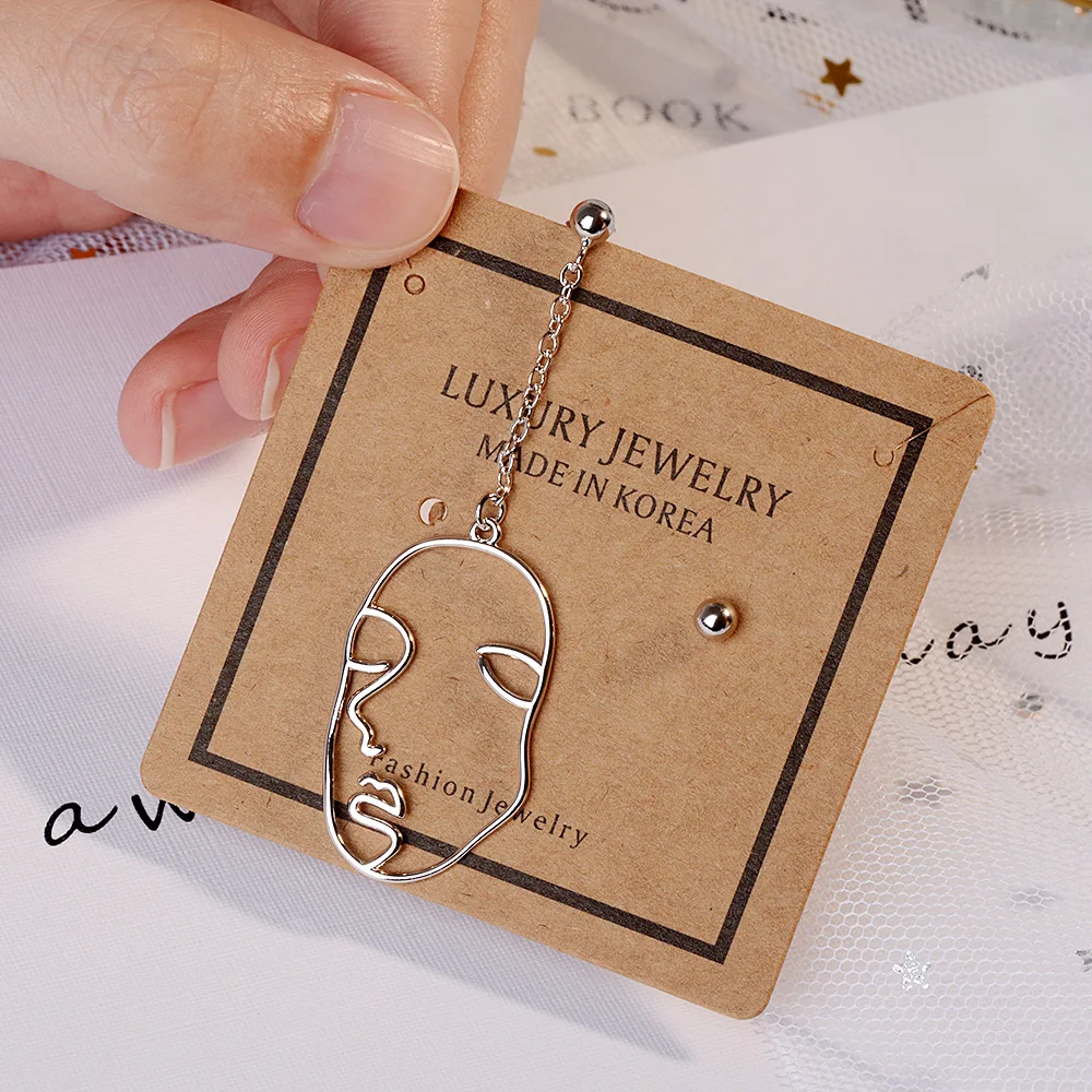 Chandler Punk Human Face Line Earrings For Women Trendy Abstract Hollow out Statement Metal Drop Dangle Earring Handmade Jewelry
Chandler Punk Human Face Line Earrings For Women Trendy Abstract Hollow out Statement Metal Drop Dangle Earring Handmade Jewelry