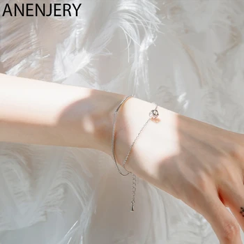 ANENJERY Simple Silver Color Double-layer Square Zircon Bracelet For Women pulseras Wedding Jewelry S-B54
ANENJERY Simple Silver Color Double-layer Square Zircon Bracelet For Women pulseras Wedding Jewelry S-B54