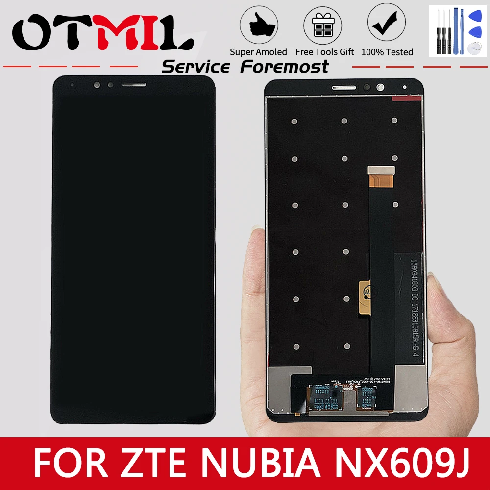 6.01"For ZTE Nubia Red Devil Red Magic NX609J LCD Display Touch Screen For ZTE Nubia Red Devil Red Magic Display LCD Replacement
6.01"For ZTE Nubia Red Devil Red Magic NX609J LCD Display Touch Screen For ZTE Nubia Red Devil Red Magic Display LCD Replacement