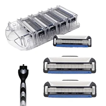 DDPGGL Men's Razor Blade USA Blade Shaving Manual Machine for Shaving Razor Compatible for Mach 3 Handle 3 Layer Blade 
DDPGGL Men's Razor Blade USA Blade Shaving Manual Machine for Shaving Razor Compatible for Mach 3 Handle 3 Layer Blade