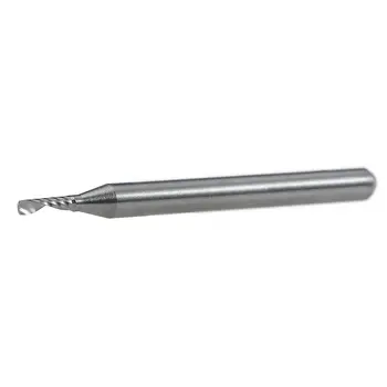 2Pcs 1.5*5mm 1/8 Carbide CNC Single Flute Spiral Router Bits End Mill Carbide