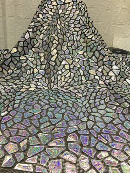 High quality African lace fabric embroidery sequins French mesh lace fabric popular tulle wedding material FJ4312
High quality African lace fabric embroidery sequins French mesh lace fabric popular tulle wedding material FJ4312