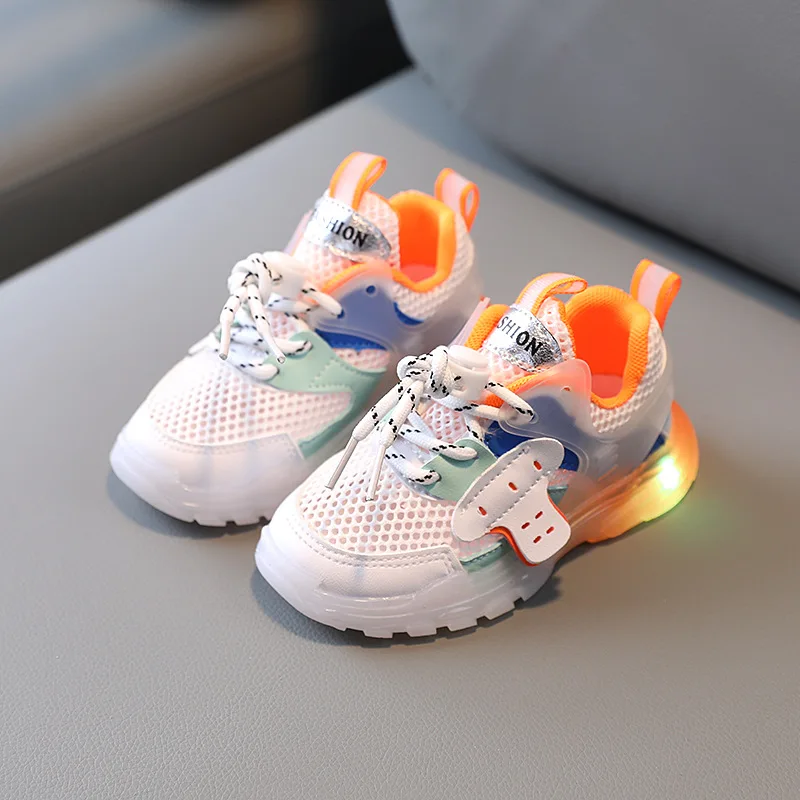 Summer Autumn Baby Girls Sports Shoes with LED Lights Boys Glowing Running Shoes 1-6 Years Kids Soft Luminous Toddler Shoe 21-30
Summer Autumn Baby Girls Sports Shoes with LED Lights Boys Glowing Running Shoes 1-6 Years Kids Soft Luminous Toddler Shoe 21-30