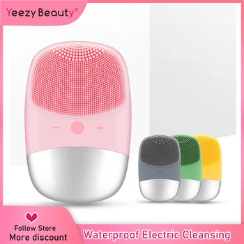 Upgrade Version Facial Cleansing Brush 3 IN 1 Ultra-thin Electric Sonic Face Brush Silicone Deep Cleaning Waterproof Tool 
Upgrade Version Facial Cleansing Brush 3 IN 1 Ultra-thin Electric Sonic Face Brush Silicone Deep Cleaning Waterproof Tool