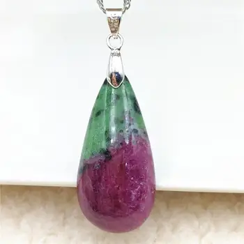 Natural Ruby Zoisite Red Green Pendant Water Drop Women Men Gemstone 34x17x7mm Necklace Pendant Jewelry AAAAA 
Natural Ruby Zoisite Red Green Pendant Water Drop Women Men Gemstone 34x17x7mm Necklace Pendant Jewelry AAAAA