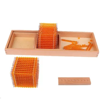 1 set Children's Educational Game Montessori Mathematics Decimal Learning Toys - Thousand Hundred Ten Beads
1 set Children's Educational Game Montessori Mathematics Decimal Learning Toys - Thousand Hundred Ten Beads