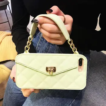 Wallet Case For iPhone XS Max XR X 10 8 7 6s 6 Plus 11 Pro Max Soft Silicone Card Slot Handbag Purse Phone Cover With Long Chain
Wallet Case For iPhone XS Max XR X 10 8 7 6s 6 Plus 11 Pro Max Soft Silicone Card Slot Handbag Purse Phone Cover With Long Chain