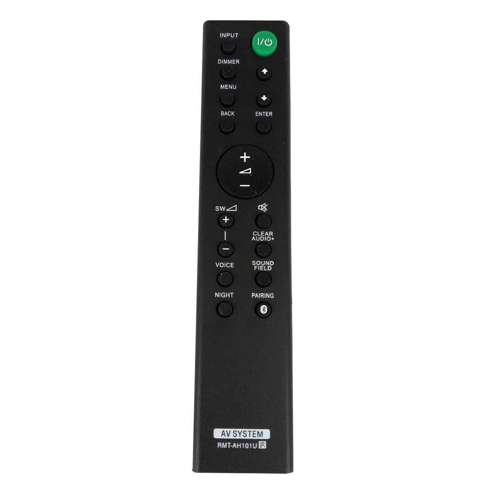 Replacement controller For SONY Sound Bar RMT-AH101U Home Theater Remote Control
Replacement controller For SONY Sound Bar RMT-AH101U Home Theater Remote Control
