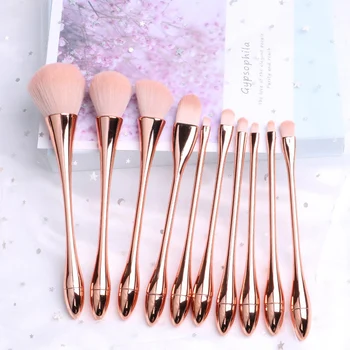 Rose gold party ball makeup brush set new beauty tools full set of rose gold 10pcs makeup brush combination package
Rose gold party ball makeup brush set new beauty tools full set of rose gold 10pcs makeup brush combination package
