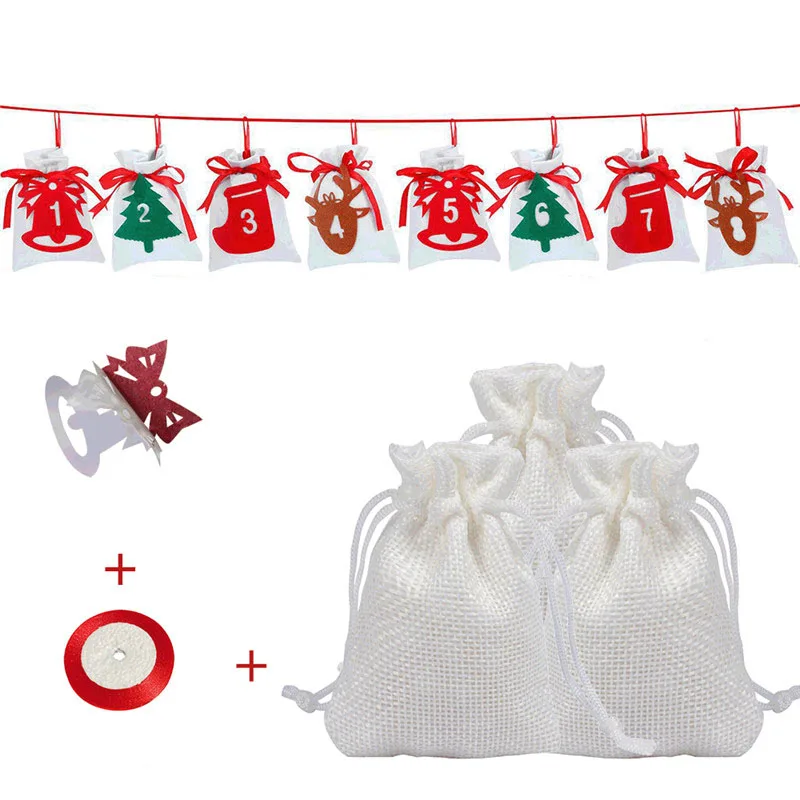 Candy Xmas Calendar Countdown Fabric Gift Hanging Craft Decor Merry Bag Numbers Advent 24
Candy Xmas Calendar Countdown Fabric Gift Hanging Craft Decor Merry Bag Numbers Advent 24