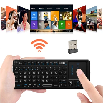 Mini Wireless Keyboard Air Mouse Recharge English 2.4GHZ Wireless Keyboard Remote Control For Windows Android TV Box PC Gamer
Mini Wireless Keyboard Air Mouse Recharge English 2.4GHZ Wireless Keyboard Remote Control For Windows Android TV Box PC Gamer