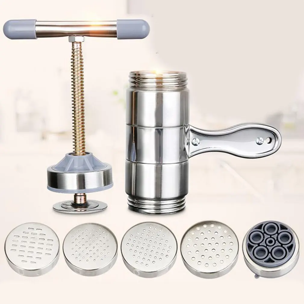 Stainless Steel Manual Noodle Maker Kitchen Pasta Spaghetti Press Pates Machine Vegetable Fruit Juicer Pressing Machine
Stainless Steel Manual Noodle Maker Kitchen Pasta Spaghetti Press Pates Machine Vegetable Fruit Juicer Pressing Machine