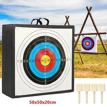 Archery Target High Density EVA Foam Shooting Practice Board Recurve Cross Bow Outdoor Sport Hunting Accessories 50x50x20cm
Archery Target High Density EVA Foam Shooting Practice Board Recurve Cross Bow Outdoor Sport Hunting Accessories 50x50x20cm