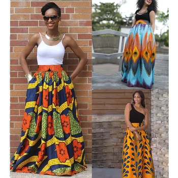 2020 Summer Women African Dashiki Elastic High Waist Beach Skirt Floral Print Pleated Floor Length Long Skirt Bazin Riche Dress
2020 Summer Women African Dashiki Elastic High Waist Beach Skirt Floral Print Pleated Floor Length Long Skirt Bazin Riche Dress