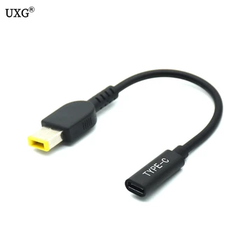 Laptop DC Power Adapter Connector Plug Converter Cable Cord USB Type C Female to Square Plug Charger for Lenovo T460s E470 T450
Laptop DC Power Adapter Connector Plug Converter Cable Cord USB Type C Female to Square Plug Charger for Lenovo T460s E470 T450
