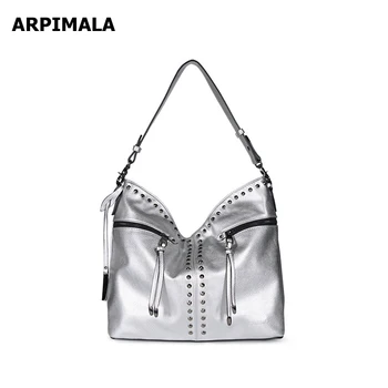 Silver Faux Leather Handbags Antique Stud Tote Bag High Quality Women Messenger Bag Tassel Hobo Bag for Work Ladies Purses 2020
Silver Faux Leather Handbags Antique Stud Tote Bag High Quality Women Messenger Bag Tassel Hobo Bag for Work Ladies Purses 2020
