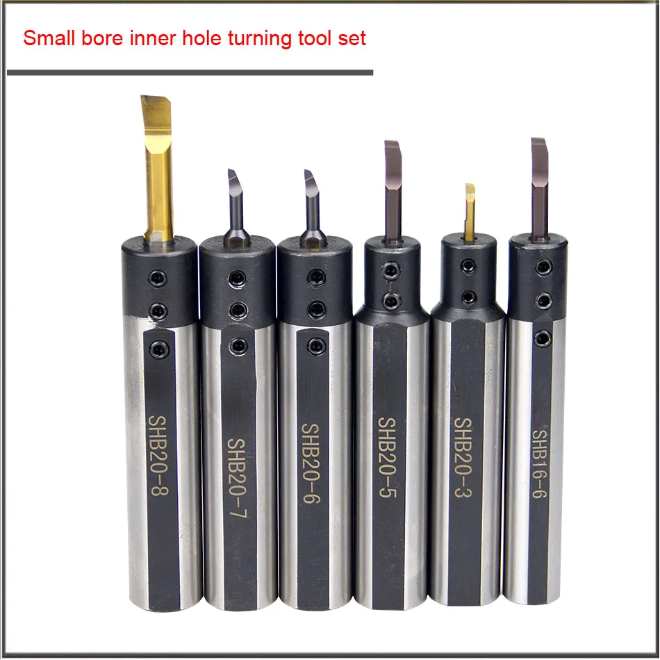 SHB16 SHB20 Round shank small aperture bore hole turning tool holder milling flat lathe hole boring tool holder
SHB16 SHB20 Round shank small aperture bore hole turning tool holder milling flat lathe hole boring tool holder