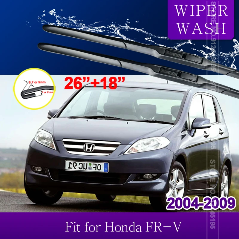 

Car Wiper Blade for Honda FR-V FRV 2004 2005 2006 2007 2008 2009 Front Windscreen Windshield Wipers Blades Car Accessories