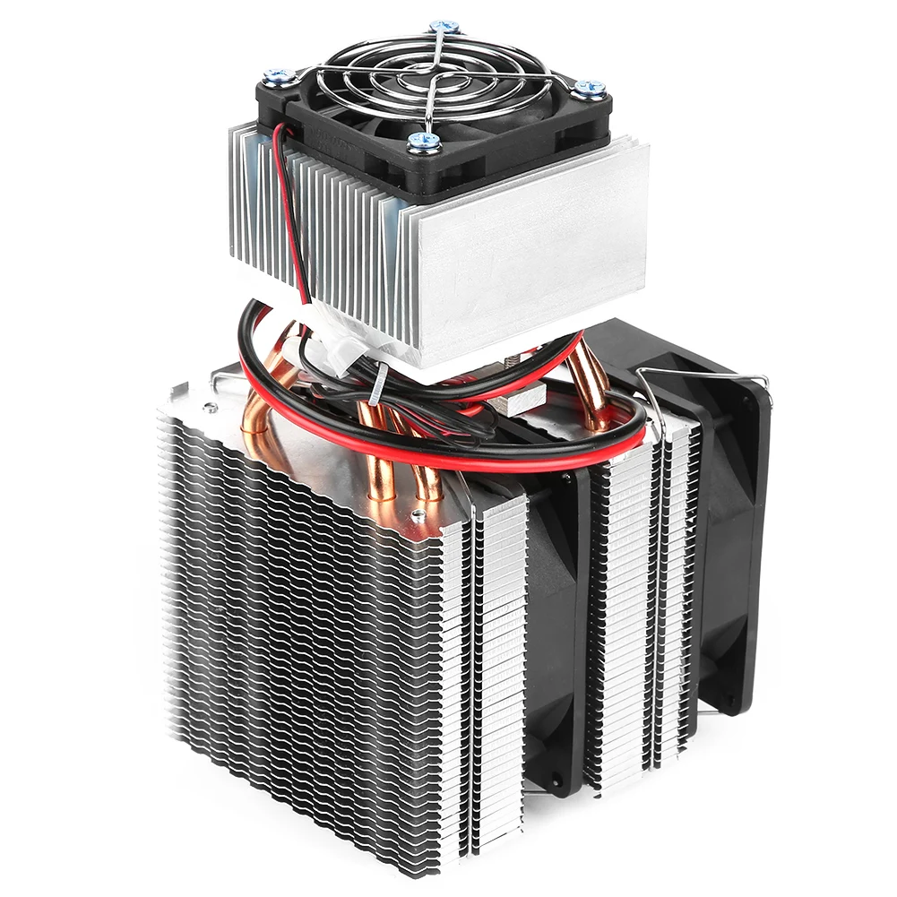 Semiconductor Refrigeration Cooling Device Thermoelectric Cooler DIY 12V Mini Fridge Kit
Semiconductor Refrigeration Cooling Device Thermoelectric Cooler DIY 12V Mini Fridge Kit