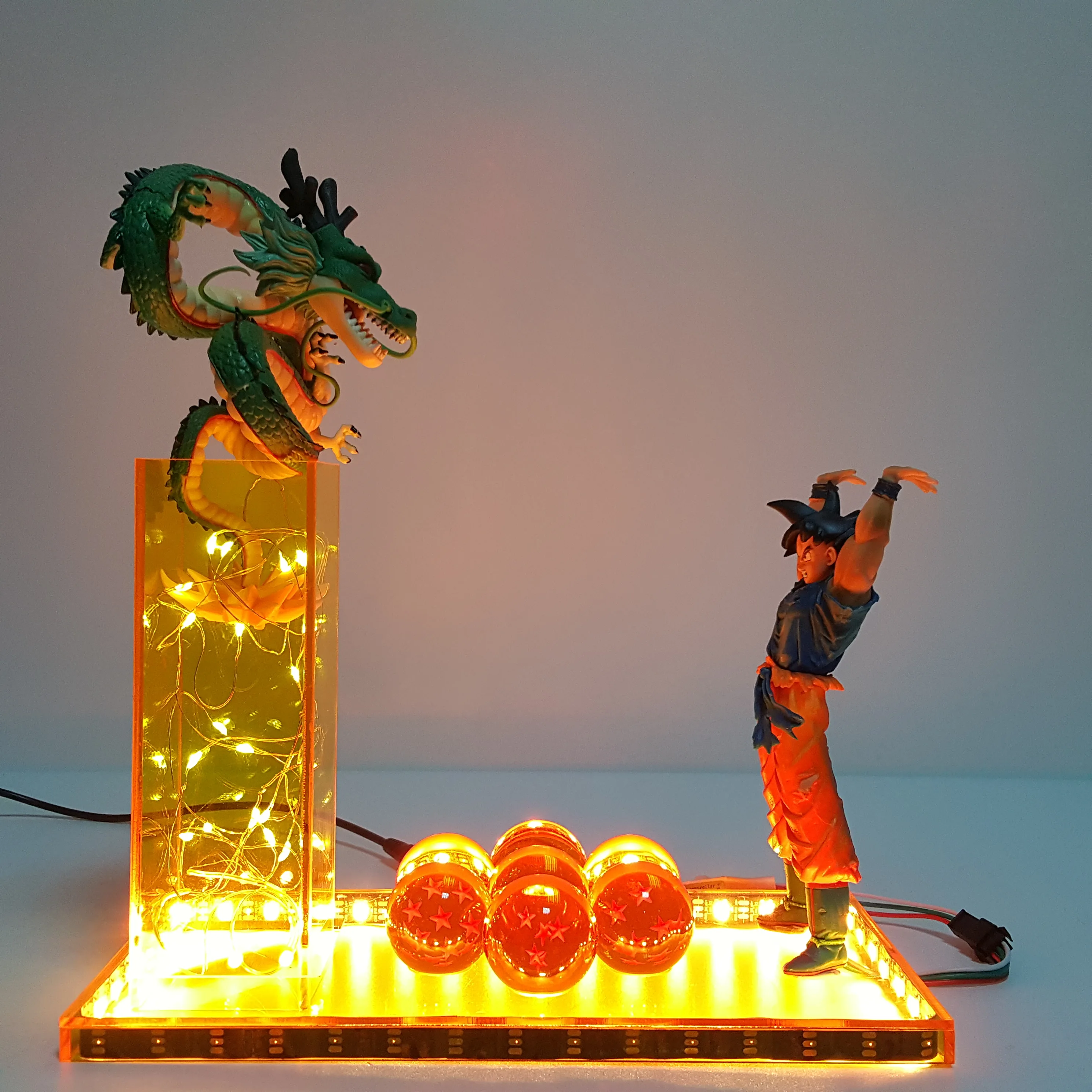 Dragon Ball Z Goku Call Out The Shenron Led Light Model Toys Anime Dragon Ball Super Summon Shenron Led Scene Figurine DBZ
Dragon Ball Z Goku Call Out The Shenron Led Light Model Toys Anime Dragon Ball Super Summon Shenron Led Scene Figurine DBZ