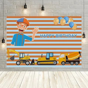 Avezano Blippi Construction Photography Background Baby Birthday Party Dump Truck Stripe Backdrop Photo Studio Decor Banner Prop
Avezano Blippi Construction Photography Background Baby Birthday Party Dump Truck Stripe Backdrop Photo Studio Decor Banner Prop